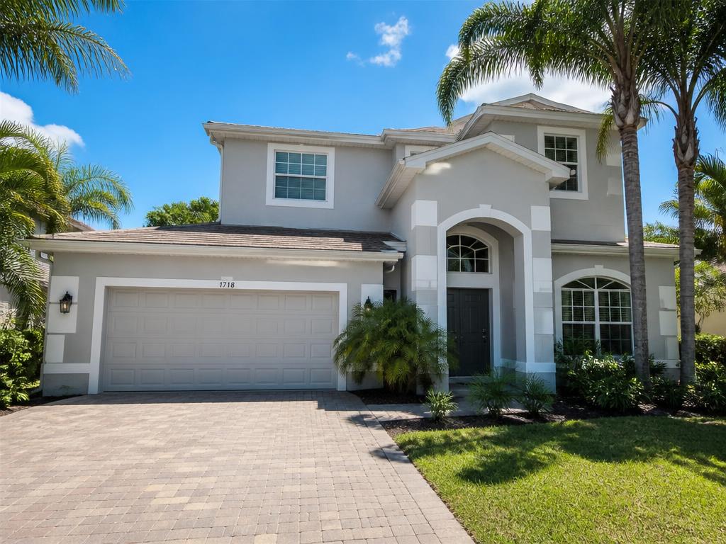 Exterior house painting on a Boca Raton home